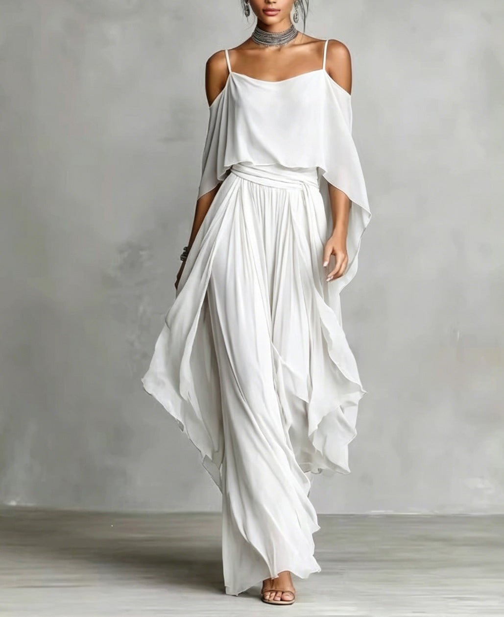 ELEGANTE CHIFFONSET VOOR VROUWEN
