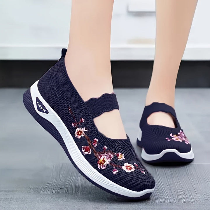BLOEMEN GEBORDUURDE SNEAKERS VOOR VROUWEN