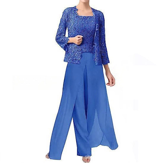 ELEGANTE CHIFFON BROEKENSET VOOR VROUWEN