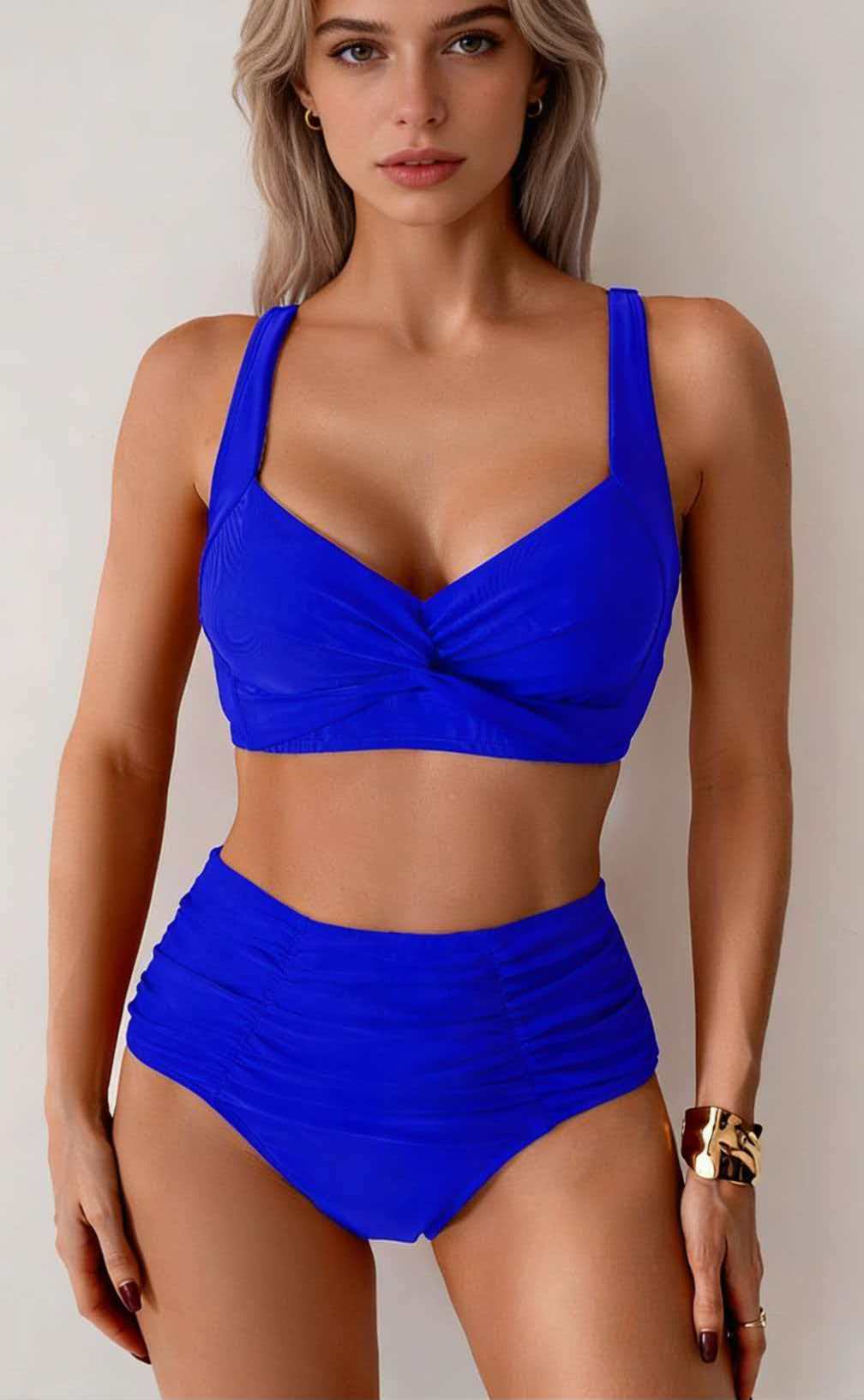BIKINI-SET MET HOGE TAILLE VOOR VROUWEN
