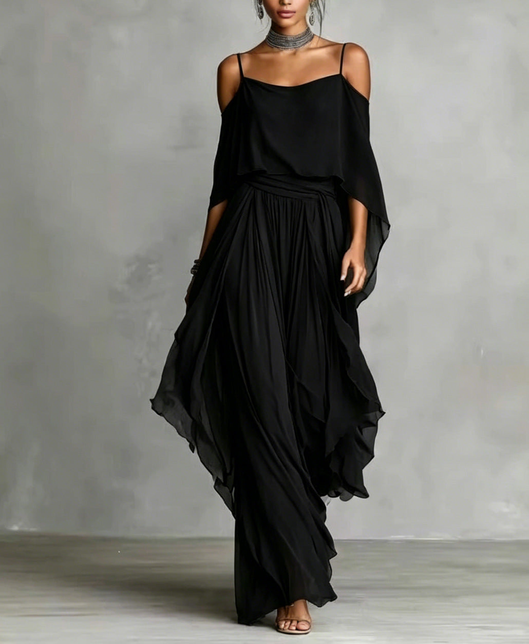 ELEGANTE CHIFFONSET VOOR VROUWEN