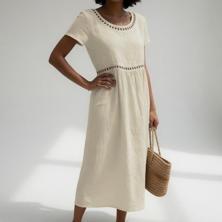 BORDUURD EMPIRE JURK VOOR VROUWEN