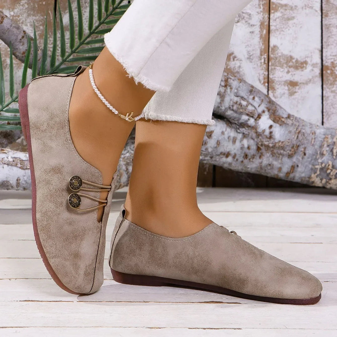 MOCASSINS MET KNOOP VOOR DAMES