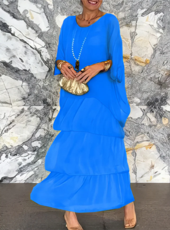 CHIC FORMEEL MAXI-JURK VOOR VROUWEN