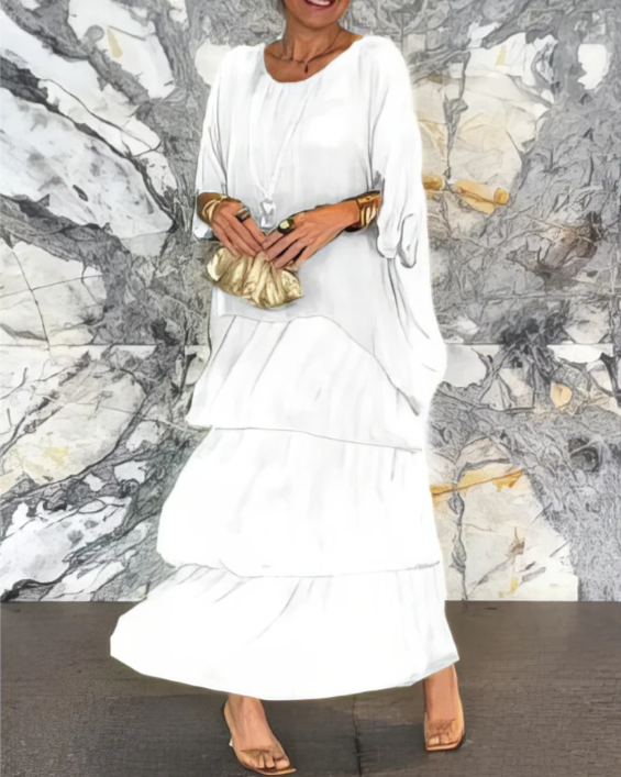 CHIC FORMEEL MAXI-JURK VOOR VROUWEN
