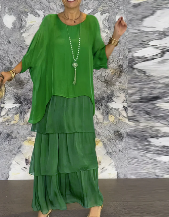 CHIC FORMEEL MAXI-JURK VOOR VROUWEN