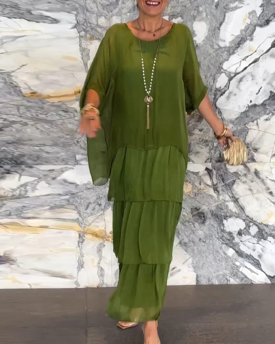 CHIC FORMEEL MAXI-JURK VOOR VROUWEN
