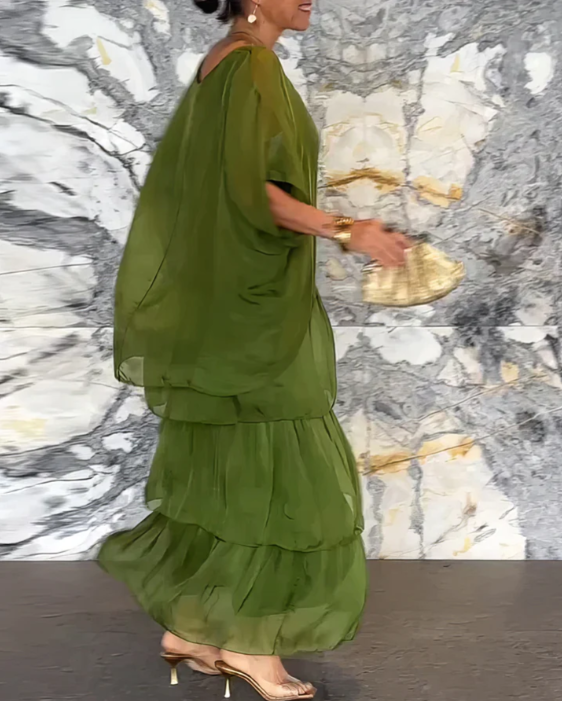 CHIC FORMEEL MAXI-JURK VOOR VROUWEN