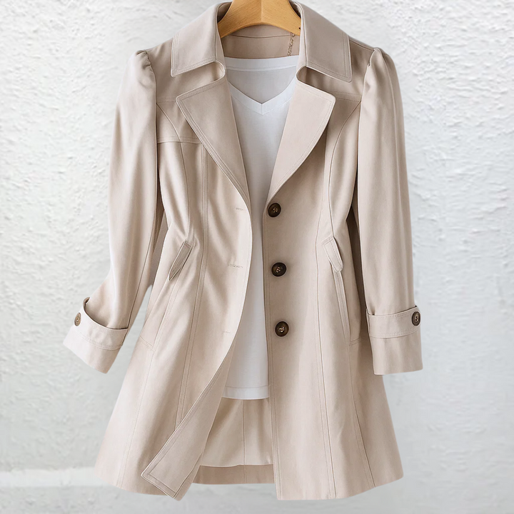 LANGE ELEGANTE JAS VOOR VROUWEN
