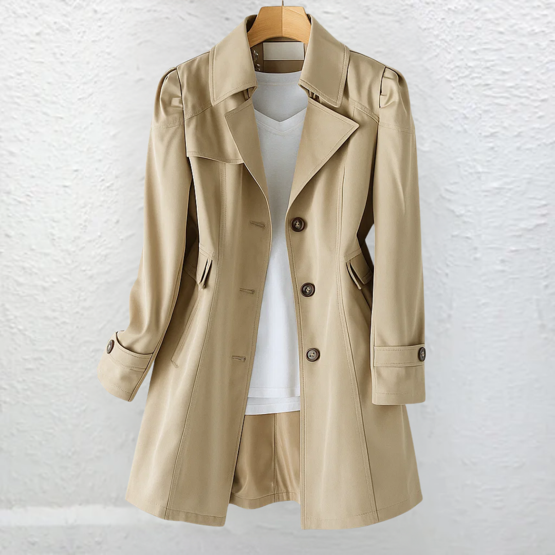 LANGE ELEGANTE JAS VOOR VROUWEN