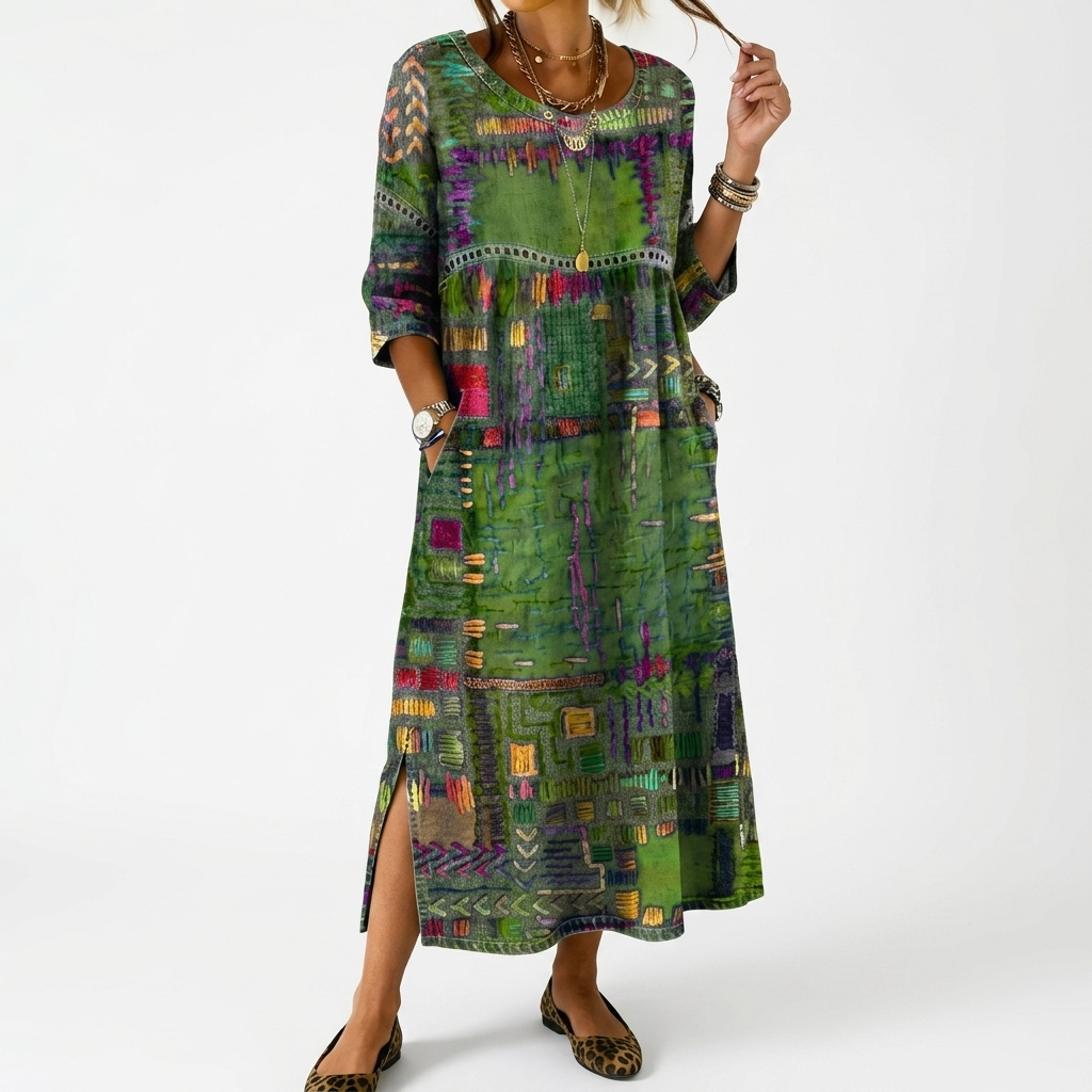 BOHEMIAANSE ARTISTIEKE JURK VOOR VROUWEN