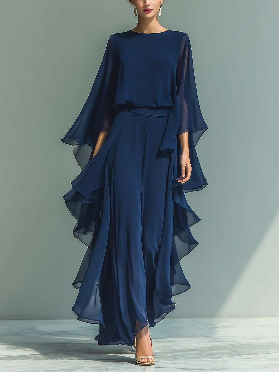 CHIFFON BROEK SET VOOR VROUWEN
