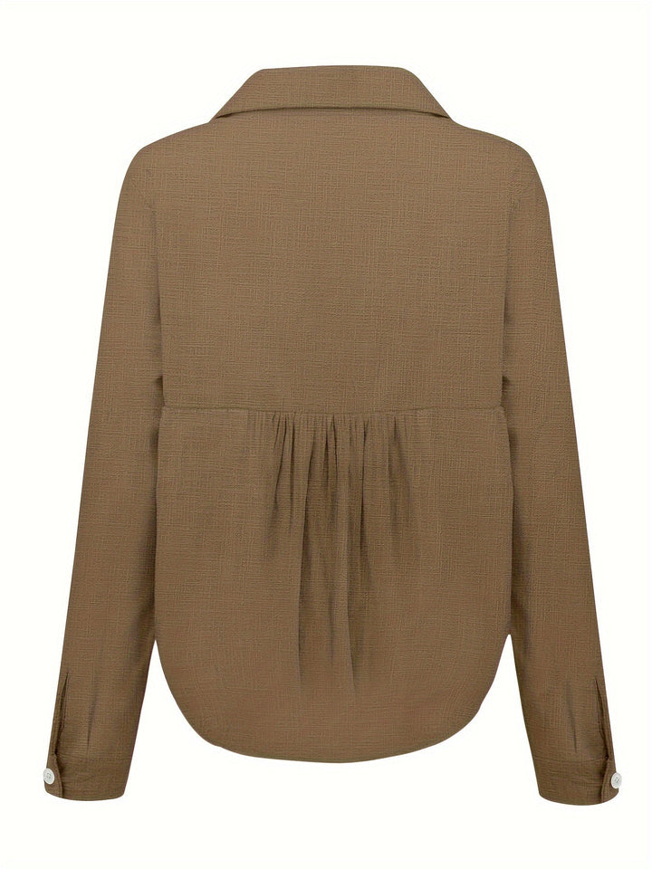 MODERN SHIRT MET LANGE MOUWEN VOOR VROUWEN