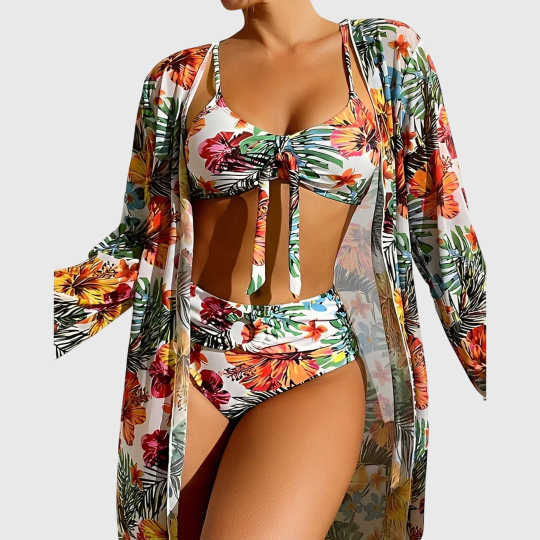 V-HALS BIKINI SET VOOR DAMES