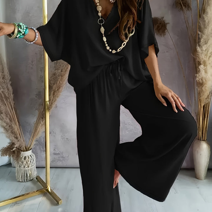 ELEGANTE SET MET V-HALS VOOR VROUWEN