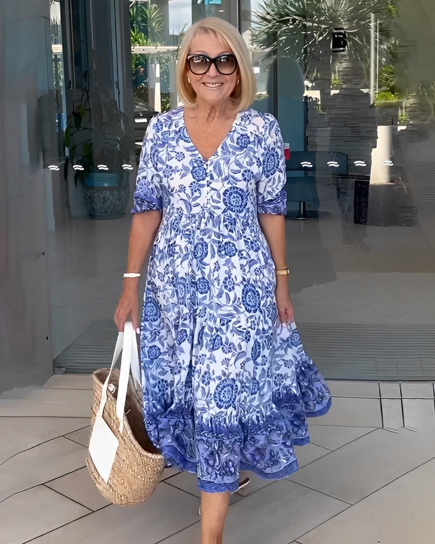 BLOEMEN ZOMERJURK VOOR DAMES
