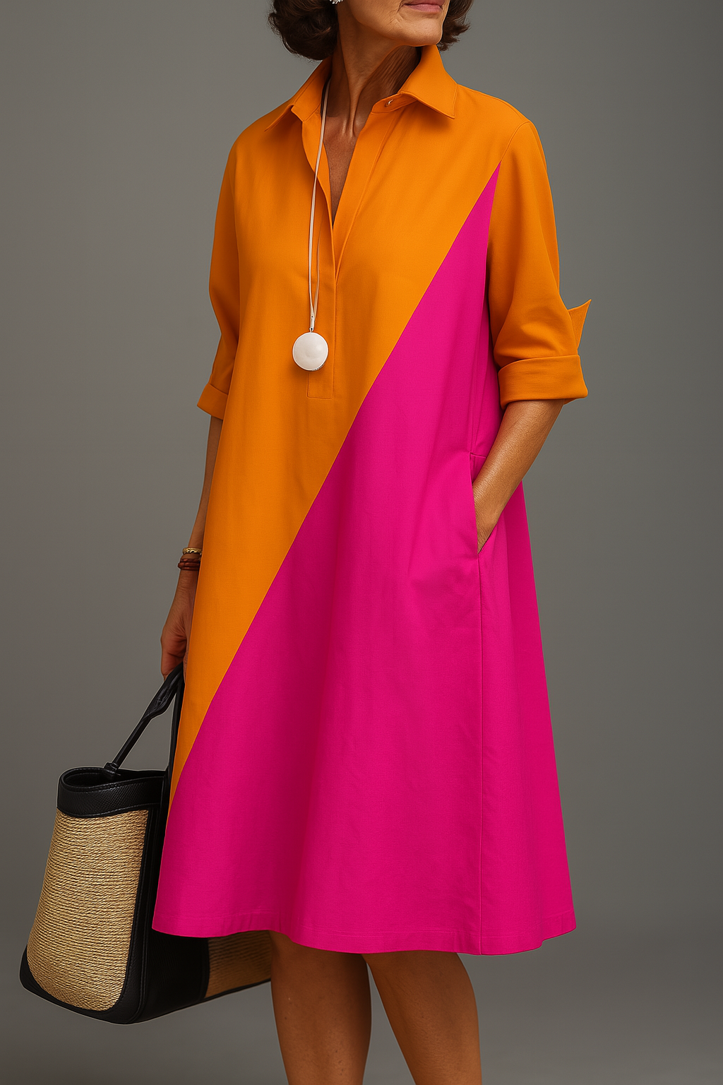 ELEGANTE MIDI JURK VOOR DAMES