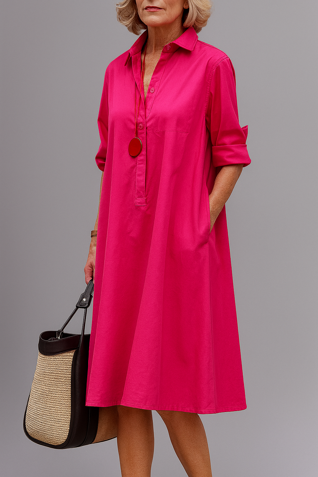 ELEGANTE MIDI JURK VOOR DAMES