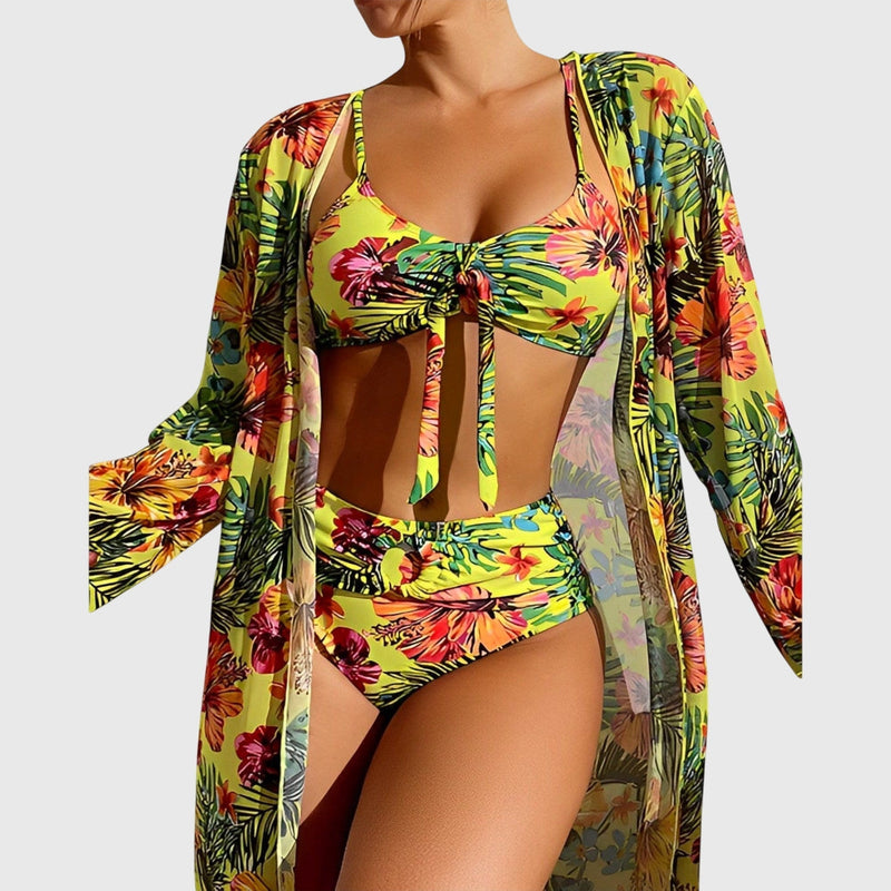 V-HALS BIKINI SET VOOR DAMES