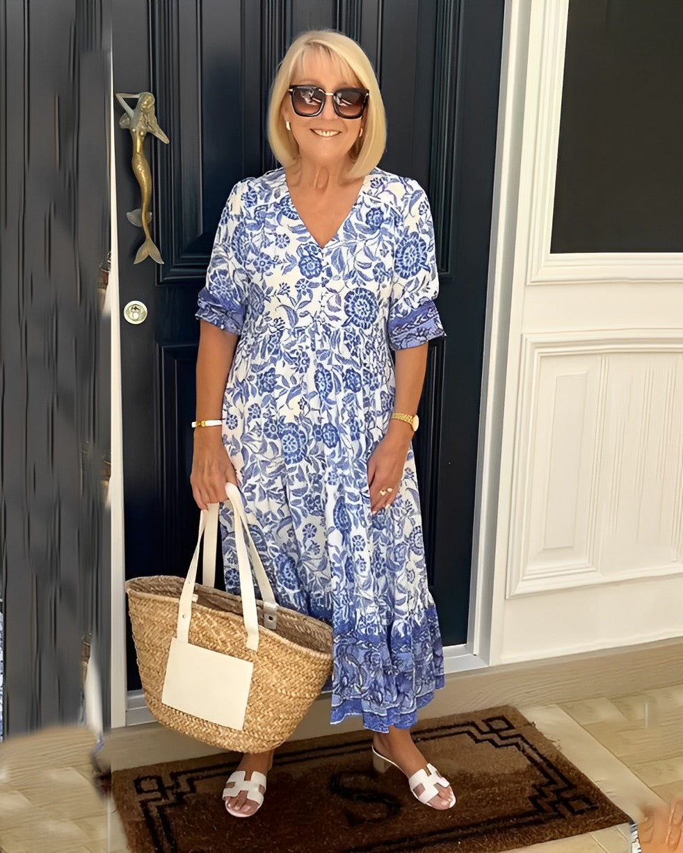 BLOEMEN ZOMERJURK VOOR DAMES