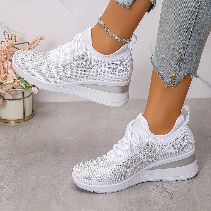 SNEAKERS MET STRASS VOOR VROUWEN