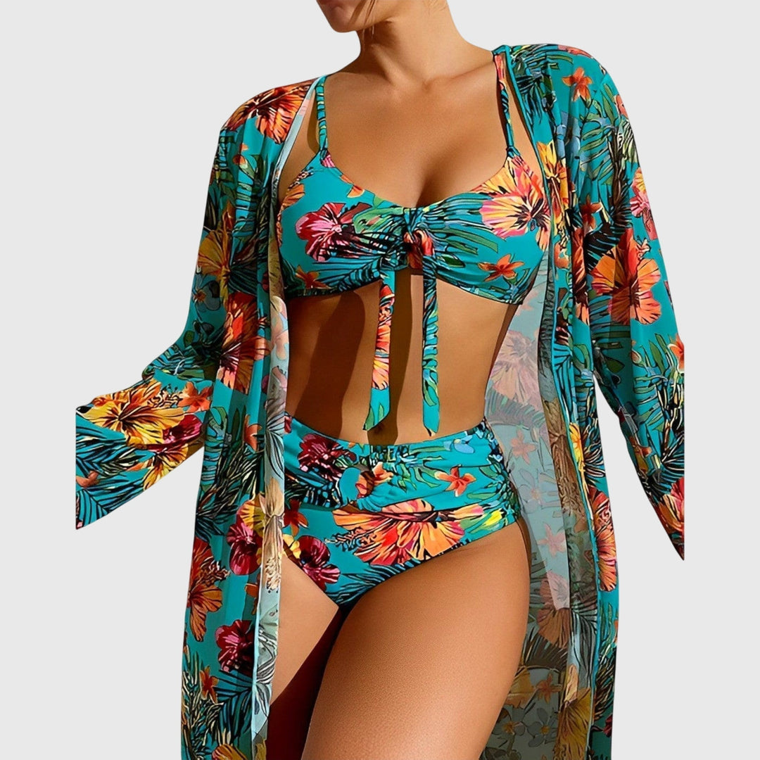 V-HALS BIKINI SET VOOR DAMES