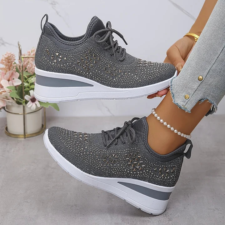 SNEAKERS MET STRASS VOOR VROUWEN