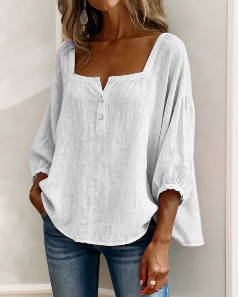 LINNEN BLOUSE VOOR VROUWEN