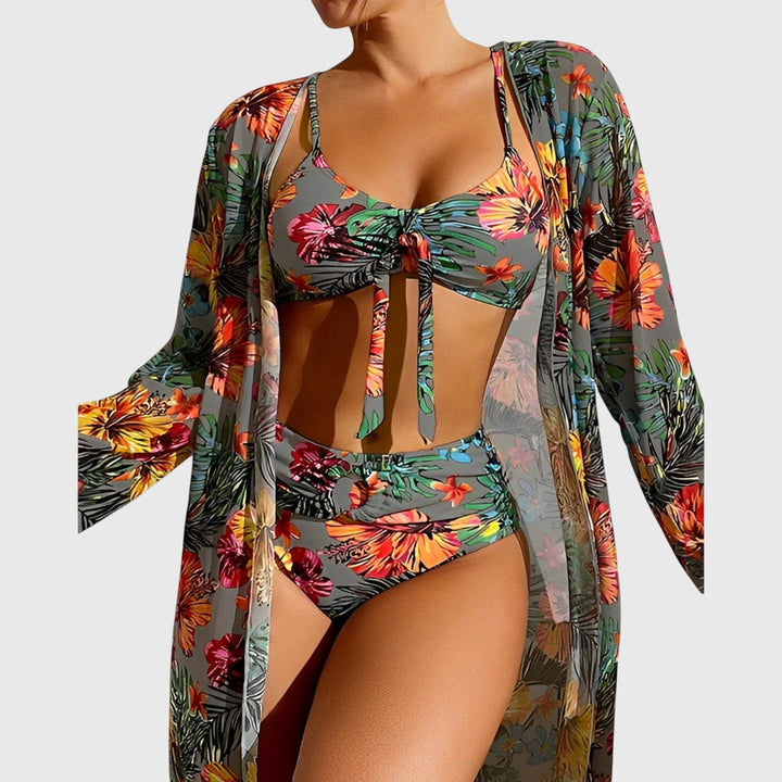 V-HALS BIKINI SET VOOR DAMES