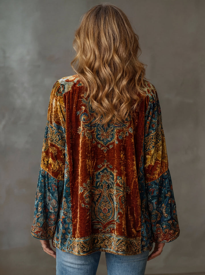 FLANEL BOHO-JAS VOOR VROUWEN