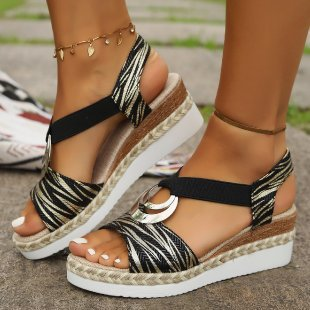 KLASSIEKE WEDGE SANDALEN VOOR VROUWEN