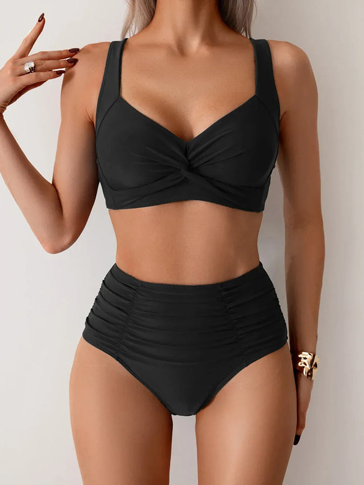 BIKINI-SET MET HOGE TAILLE VOOR VROUWEN
