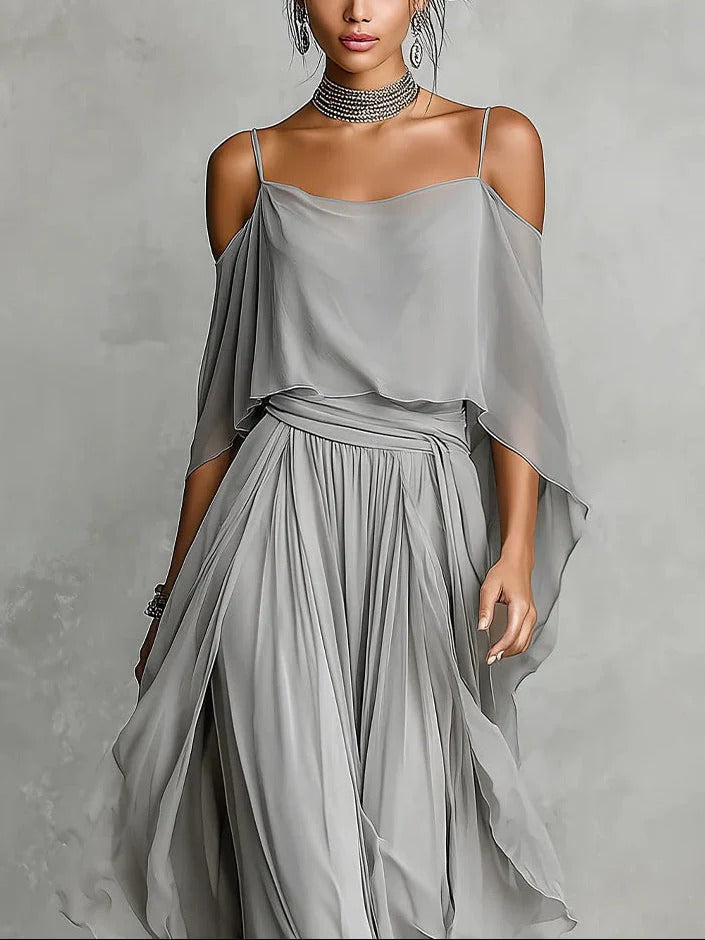 ELEGANTE CHIFFONSET VOOR VROUWEN