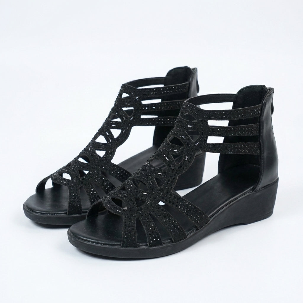 SANDALEN MET WEDGEHAK VOOR VROUWEN