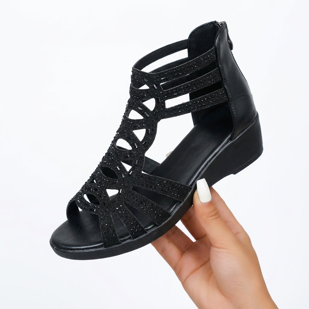CHIQUE WIG SANDALEN VOOR VROUWEN