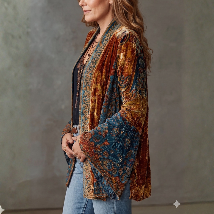 FLANEL BOHO-JAS VOOR VROUWEN
