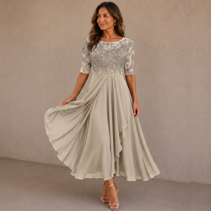 ELEGANTE CHIFFON JURK VOOR VROUWEN