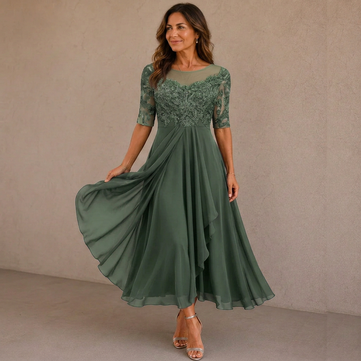 ELEGANTE CHIFFON JURK VOOR VROUWEN