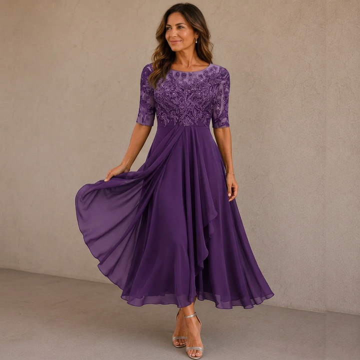 ELEGANTE CHIFFON JURK VOOR VROUWEN