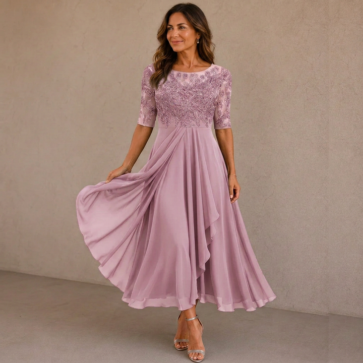 ELEGANTE CHIFFON JURK VOOR VROUWEN